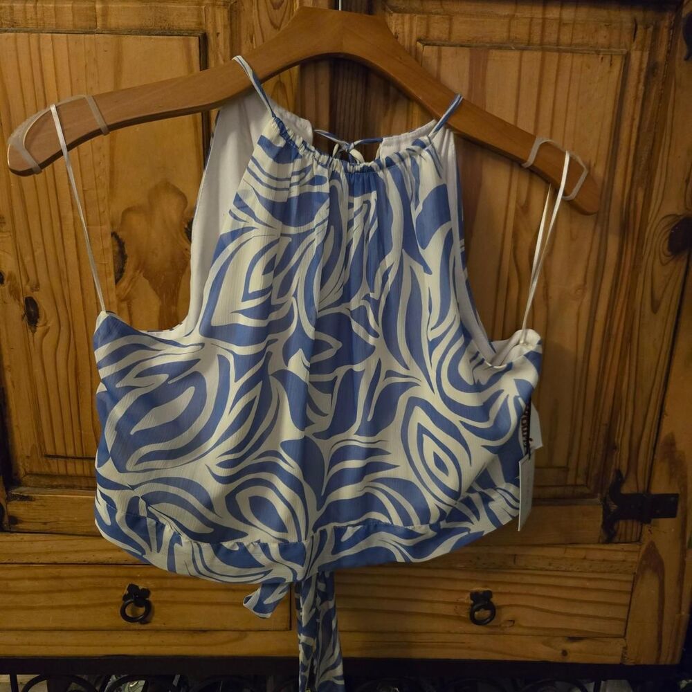 1.State Women's Tie Back Halter